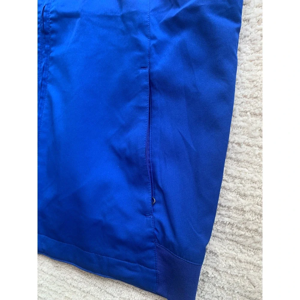 Vintage Nike Manchester United Soccer Training Jacket Mens Medium Blue Full Zip